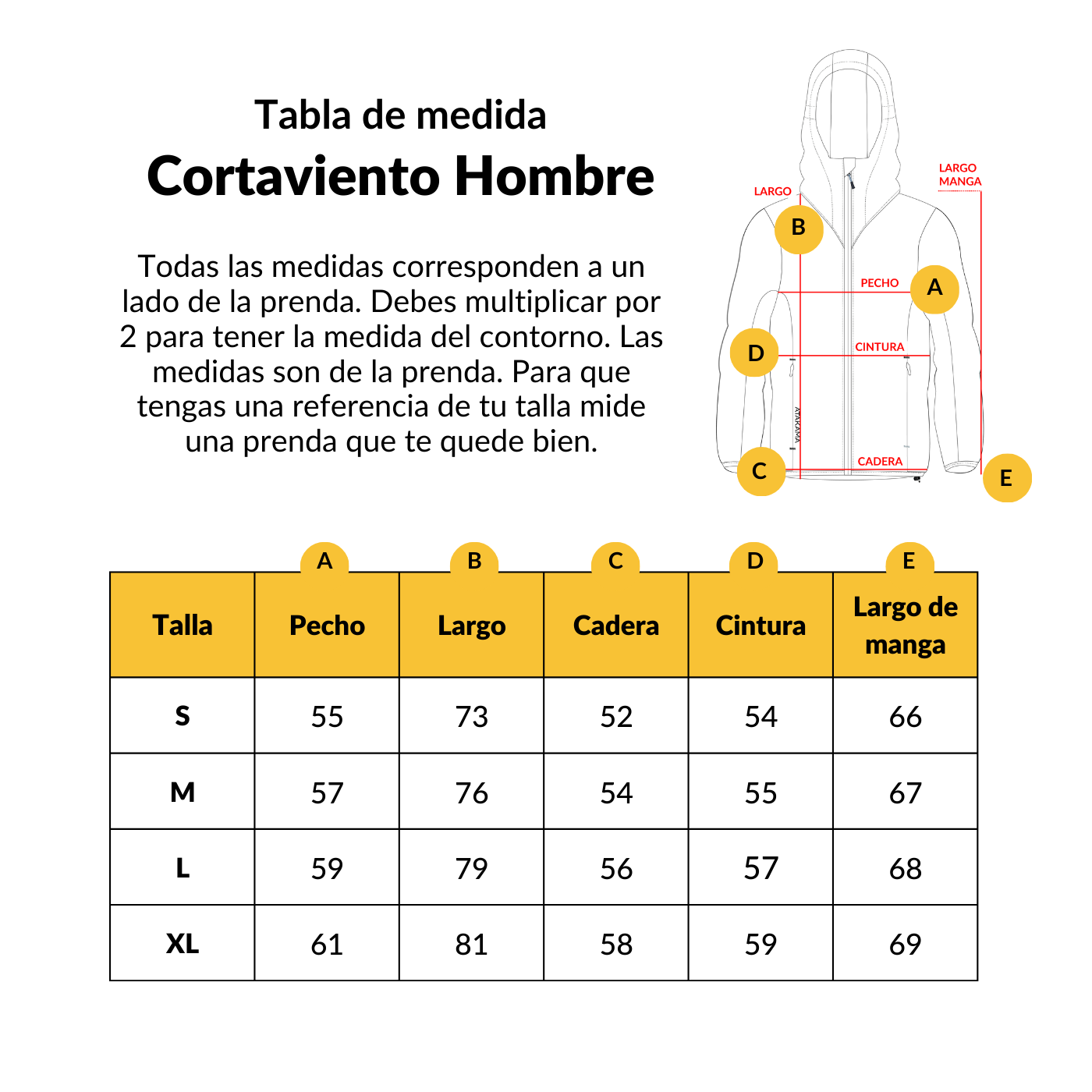 Chaqueta Cortaviento Ultraligero hombre Declive Atakama Outdoor - Rideshop