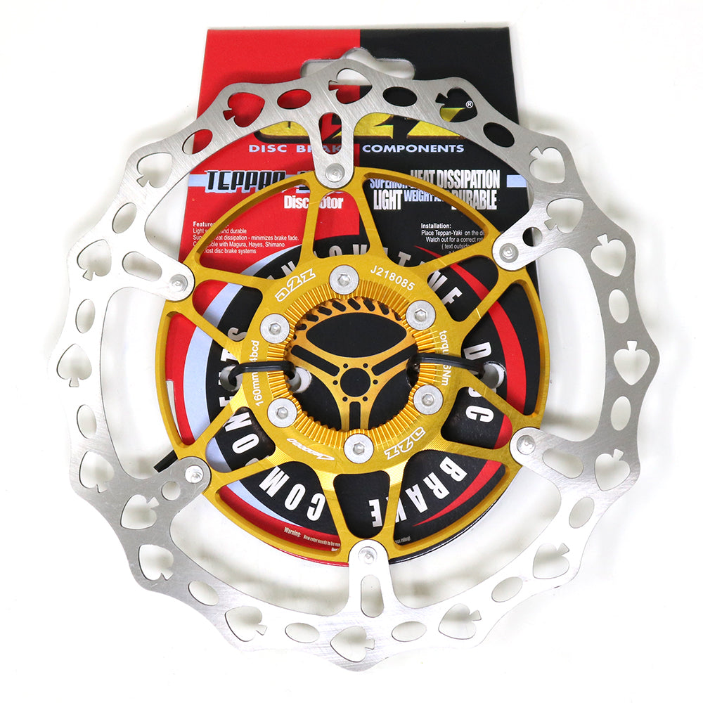 Disco de Freno a2z CenterLock Dorado