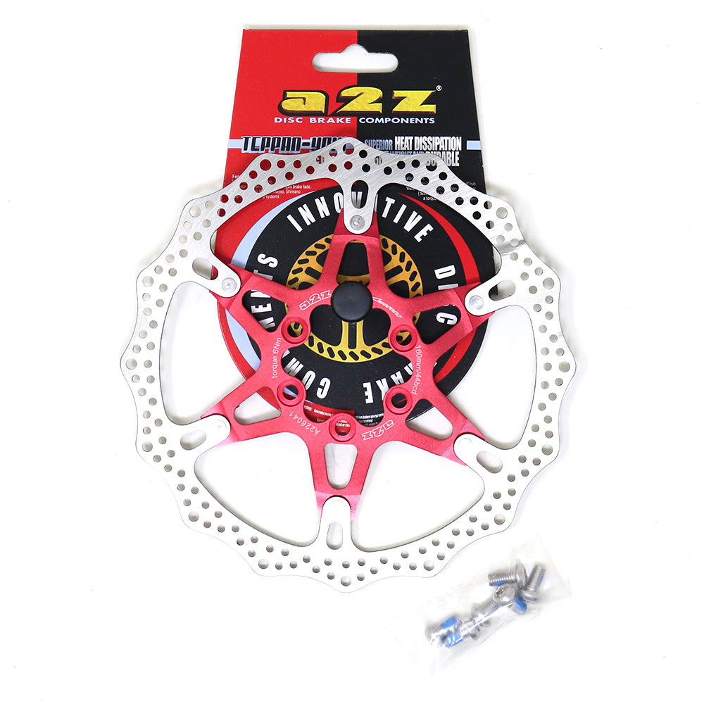 Disco de Freno a2z ATD-160 Dot Flourish Rojo