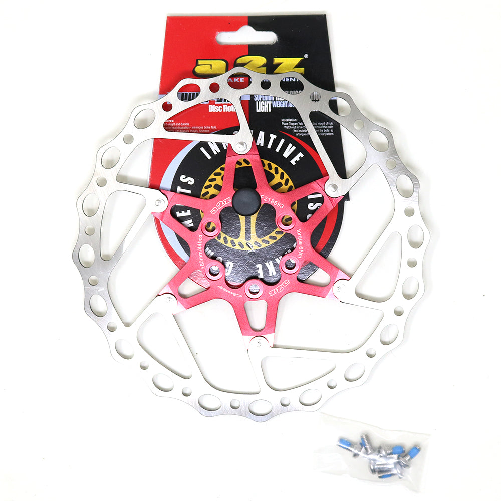 Disco de Freno a2z ATO-180 Oval Flourish Rojo