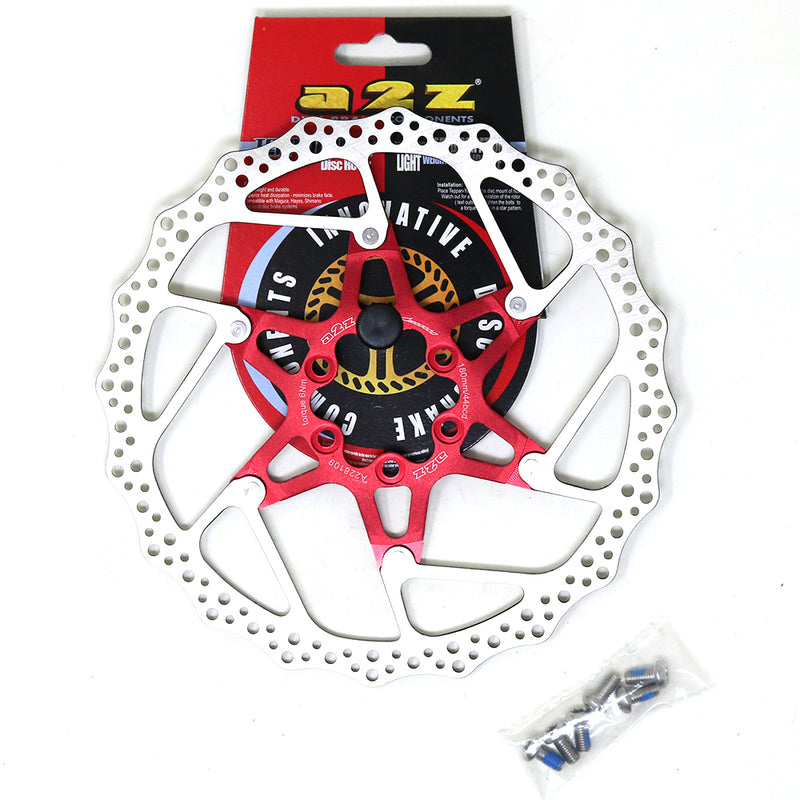 Disco de Freno a2z ATO-180 Dot Flourish Rojo