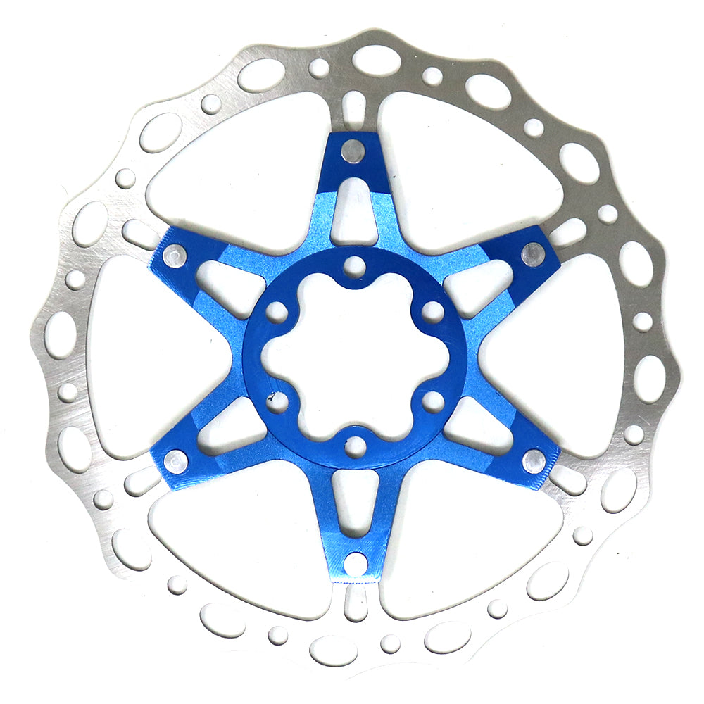 Disco de Freno a2z ATO-160 Oval Flourish Azul