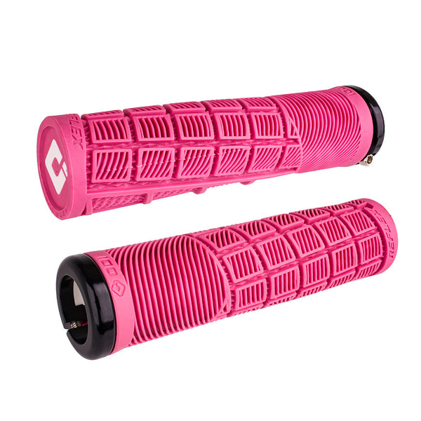 ODI Puños Reflex V2.1 Lock-On White/Pink - Rideshop