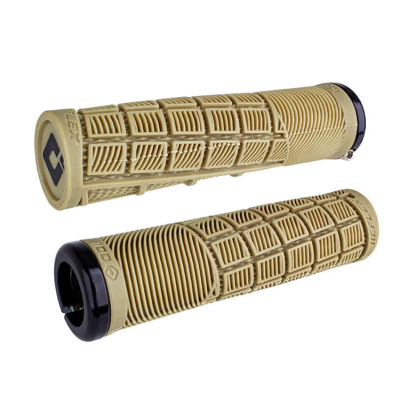 ODI Puños Reflex V2.1 Lock-On Black/Tan - Rideshop