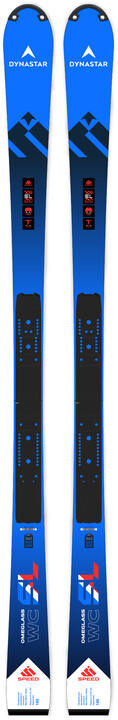 Dynastar Skis SPEED OMEGLASS WC SL 150 R22 y Fijaciones Look SPX 12 ROCKERACE GW HOT RED - Rideshop