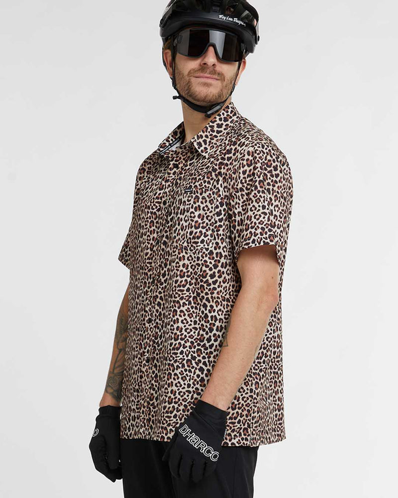 Dharco Camisa Tecnica Hombre Leopard