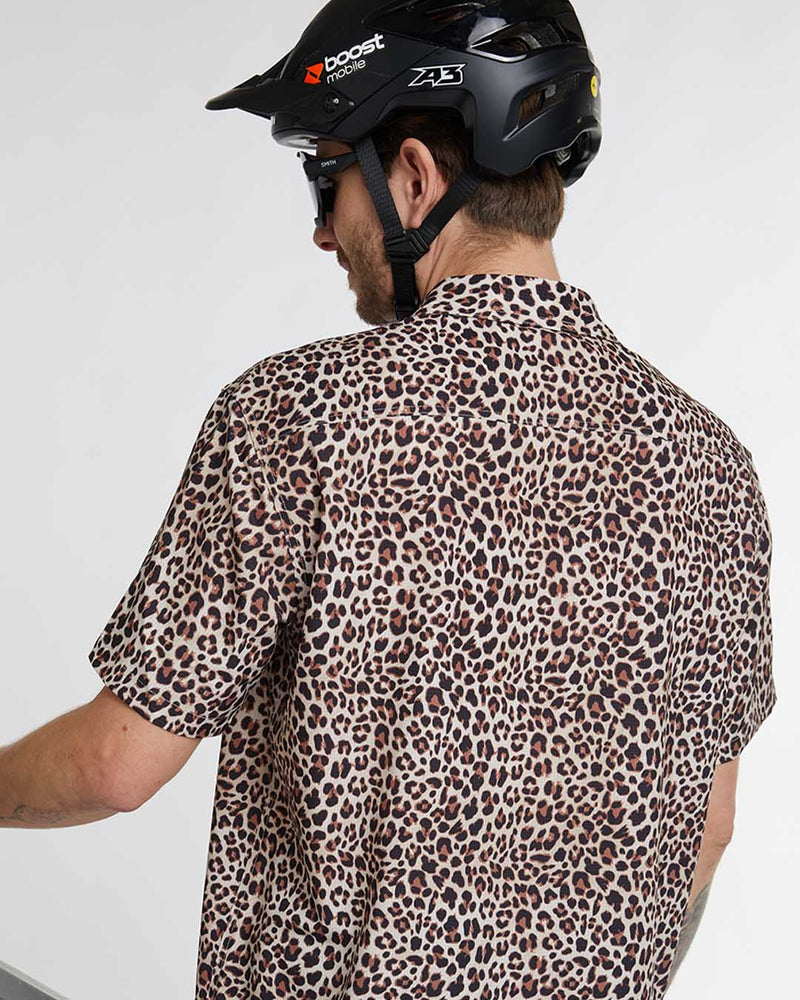 Dharco Camisa Tecnica Hombre Leopard