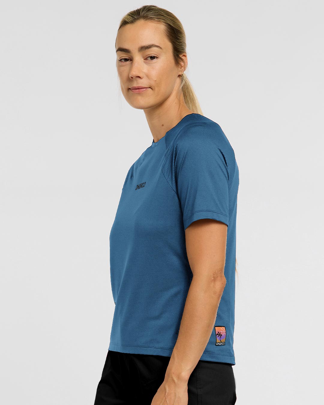Jersey de manga corta Ather para mujer | Azul marroquí