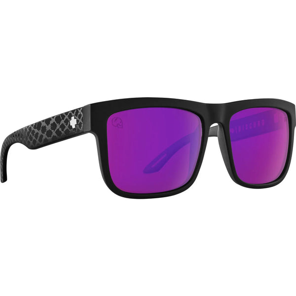Anteojos SPY+  Discord Slayco Matte Black Viper - Happy Bronze Purple Spectra Mirror