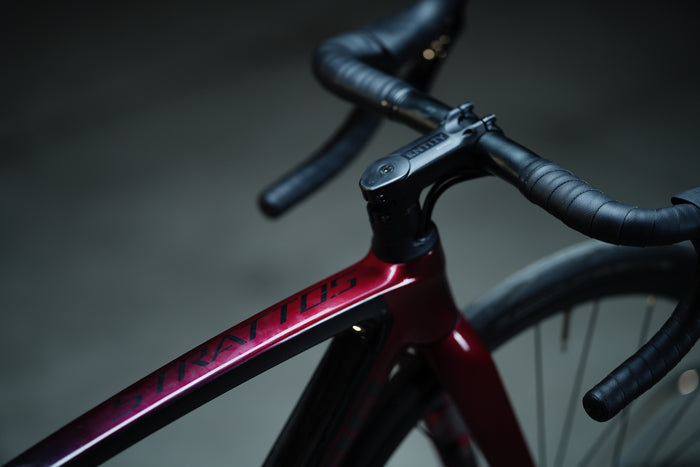 Polygon Bicicleta Ruta Strattos S7D Rojo/Negro