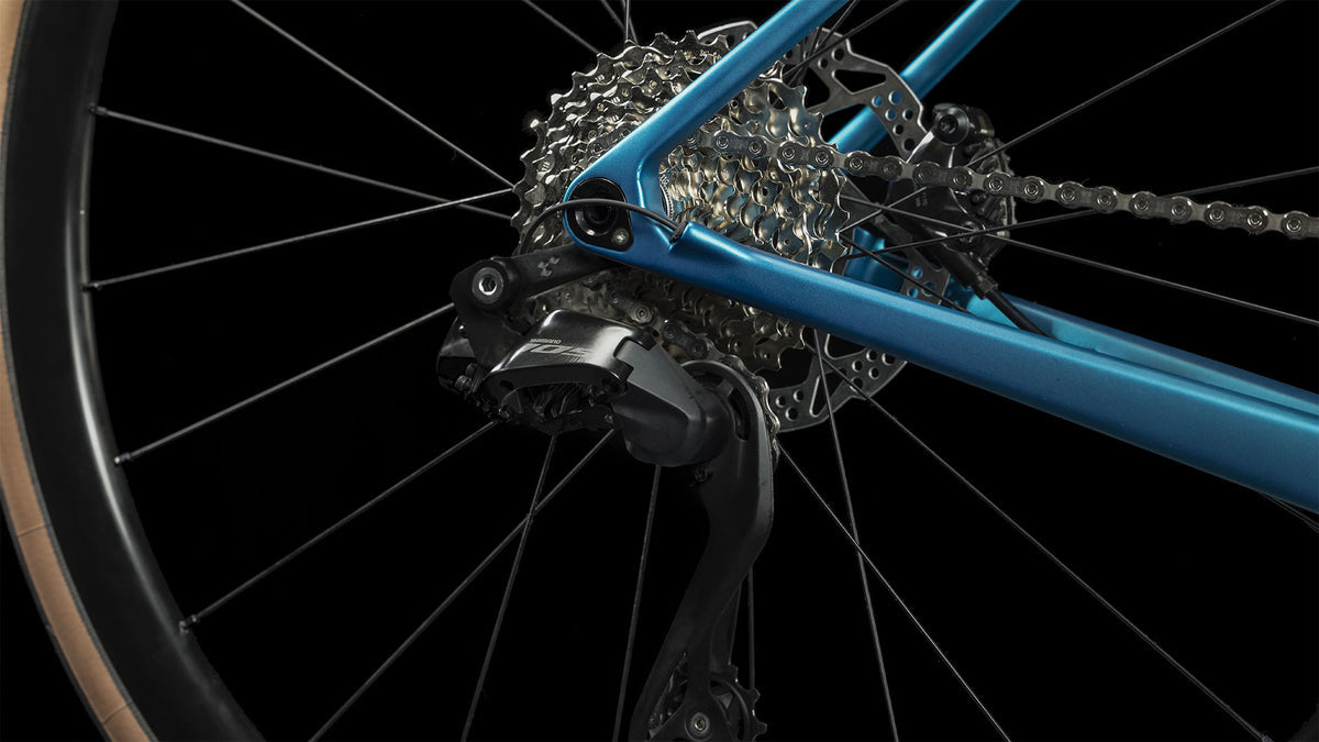 Bicicleta Cube Ruta Attain GTC SLX Azul Aro 700c - Rideshop