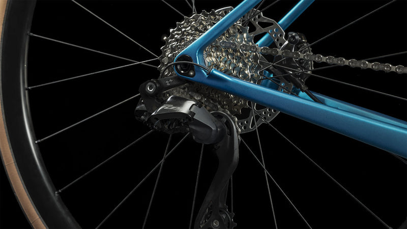 Bicicleta Cube Ruta Attain GTC SLX Azul Aro 700c