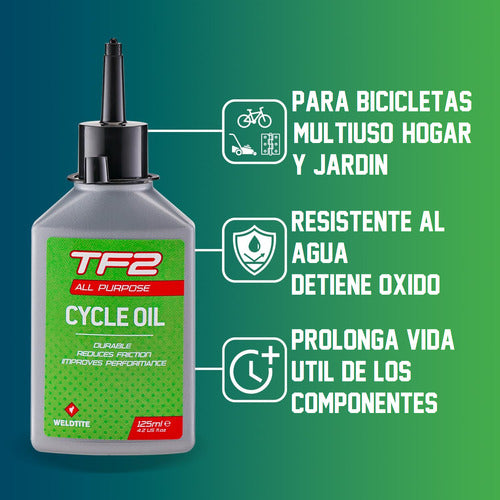 Aceite Multifuncional TF2 Weldtite 125ml