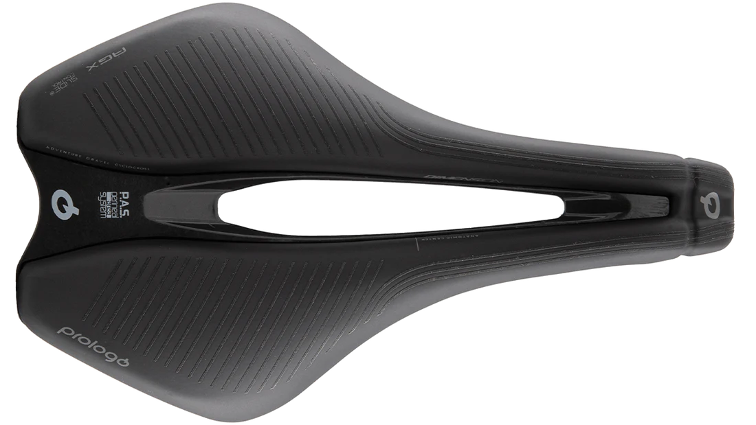 Prologo Asiento Bicicleta Dimension-AGX Tirox 143mm Hard Black Slide Control