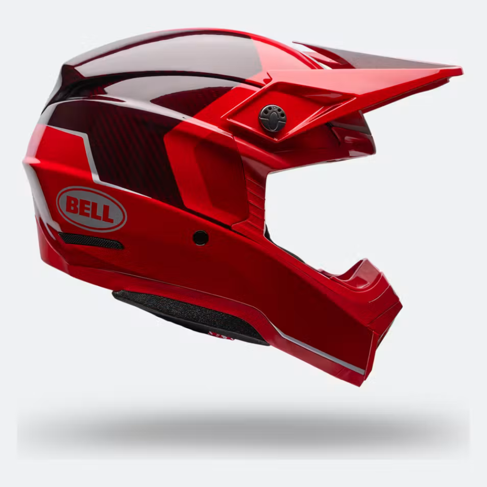 Casco Moto Moto-10 Gp Vector Rojo Bell