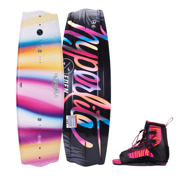 Pack Hyperlite Wakeboard Eden 135 Con Fijaciones Jinx 4-8