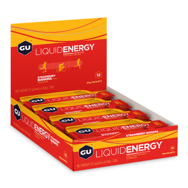 GU Energy Box Energy Liquid, Strawberry Banana - Rideshop