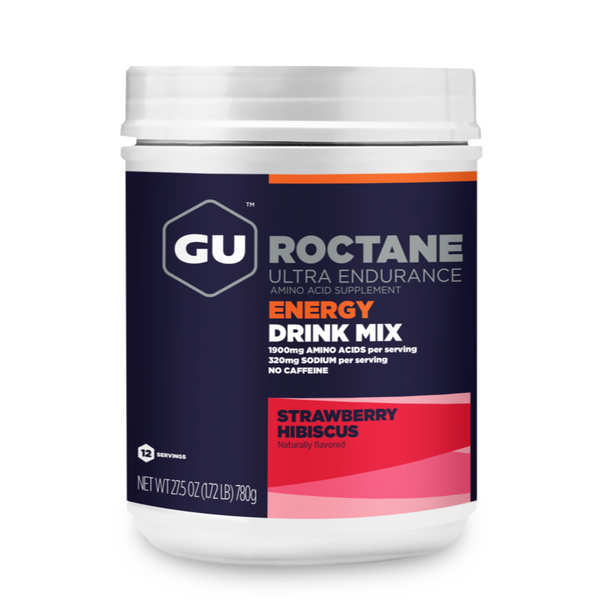 GU Energy Roctane Energy Drink Mix | 12SRV Canister, Hibiscus