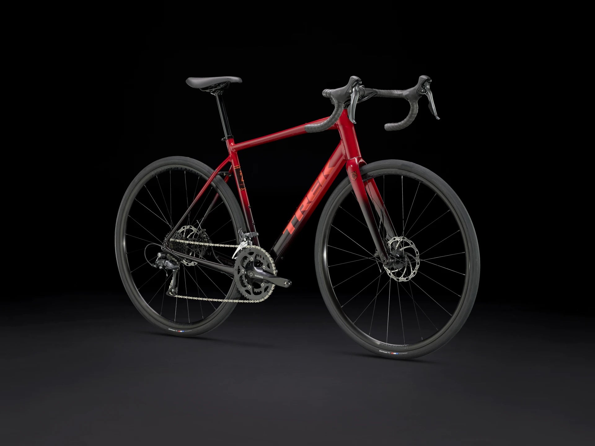 Bicicleta Ruta Trek Domane AL 2 Rojo 4ta Gen