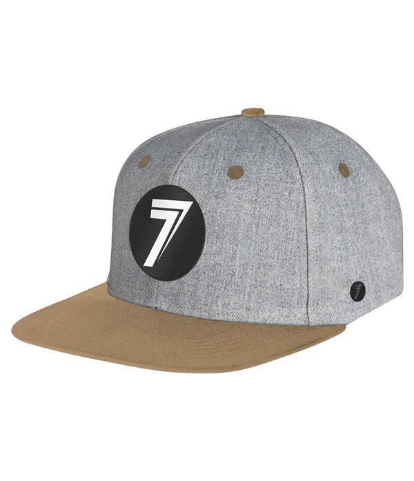 Seven Dot Hat Heather Gray/Khaki