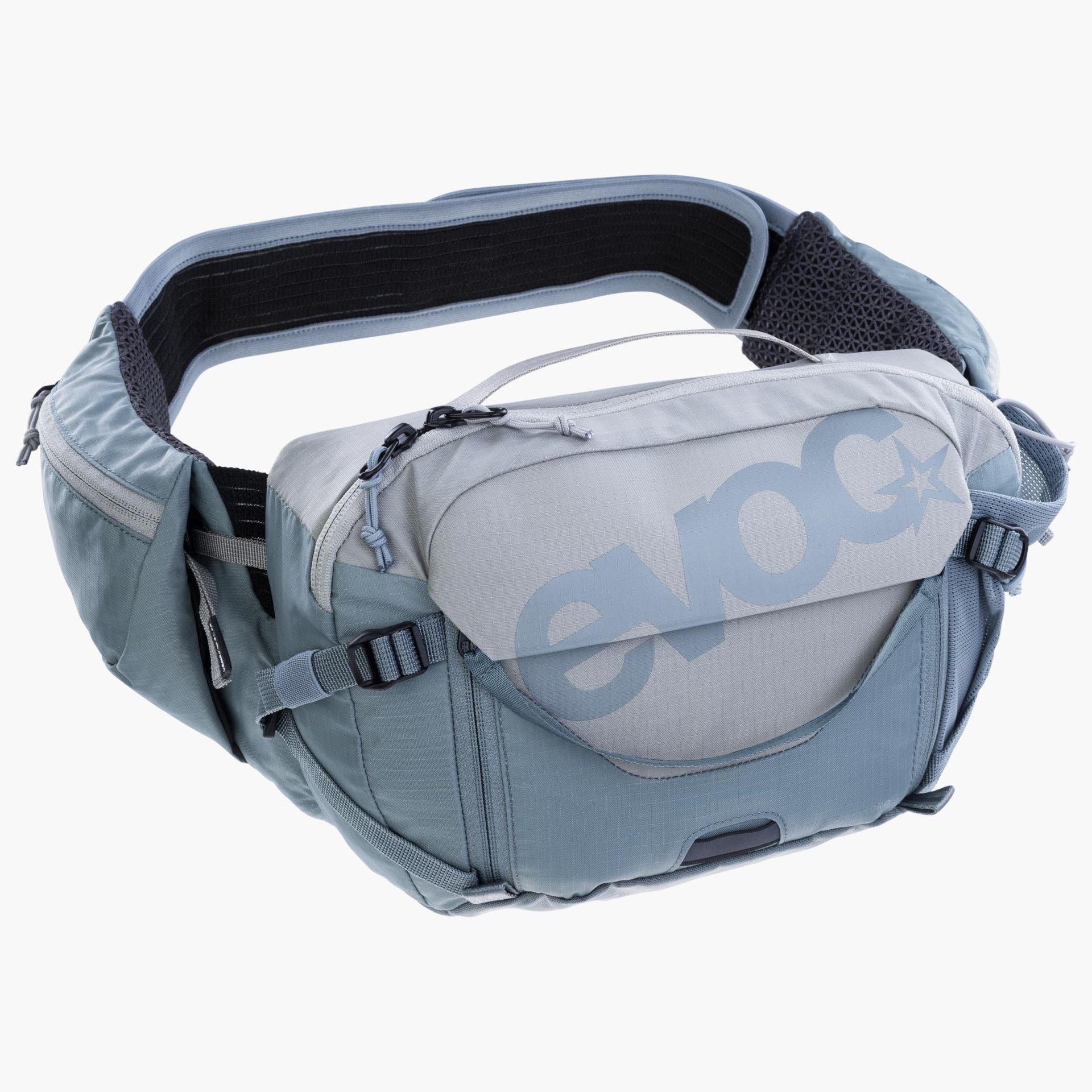 Banano Evoc Riñonera Pro 3L + Bolsa 1.5L Gris