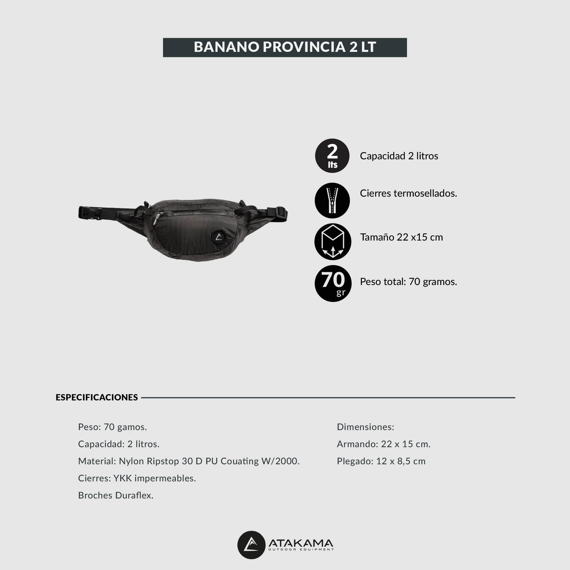 Banano plegable Provincia 2 lt Verde