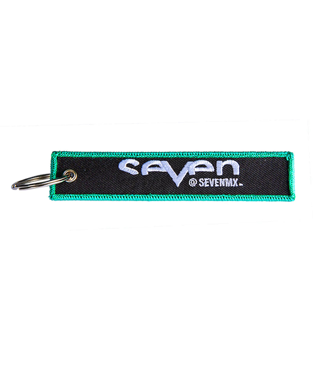 Seven Mx Embroidered Brand Keychain Black