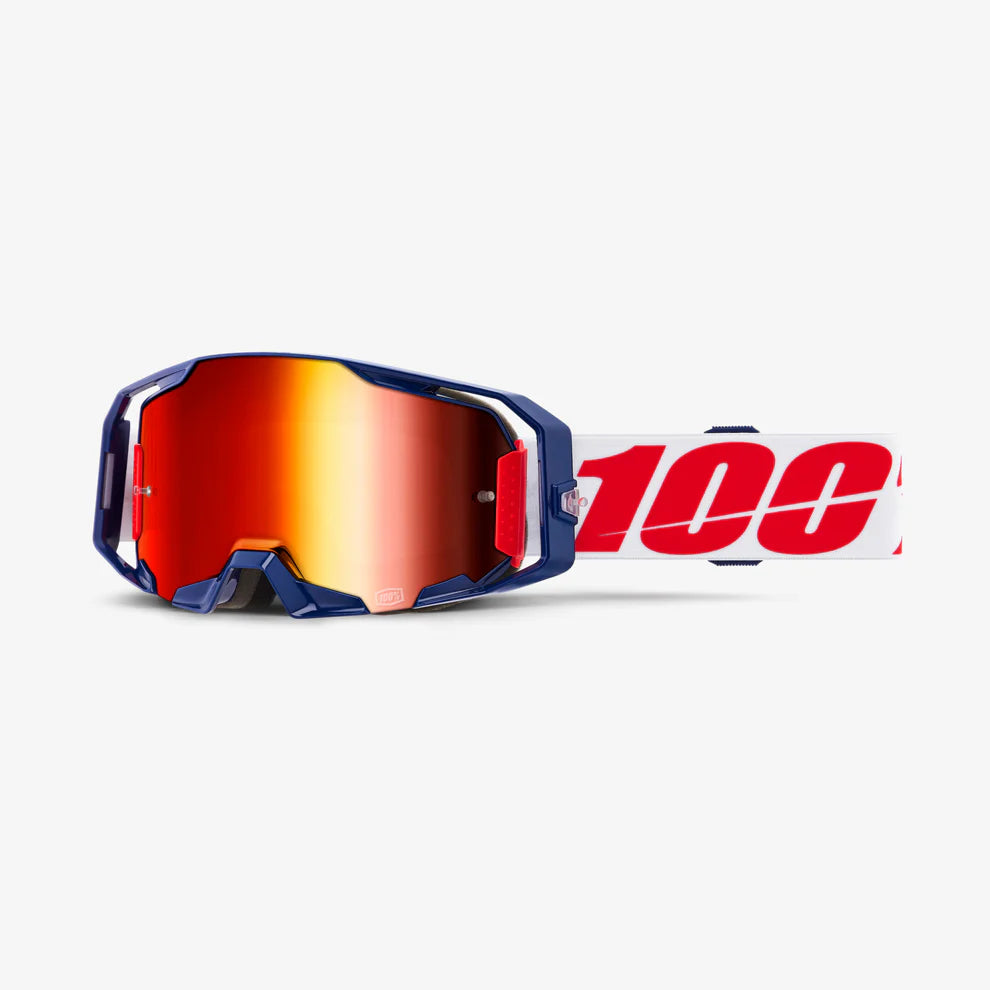 Antiparra 100% Armatic Google Mach Z Mirror Red Lens