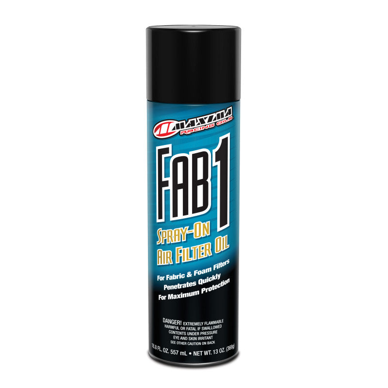Aceite Para Filtros De Aire Fab-1 Fabric & Foam Filter Spray (18.8 Fl Oz) 557Ml Maxima Racing Oils