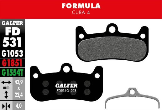 Pastillas Galfer Formula Cura 4