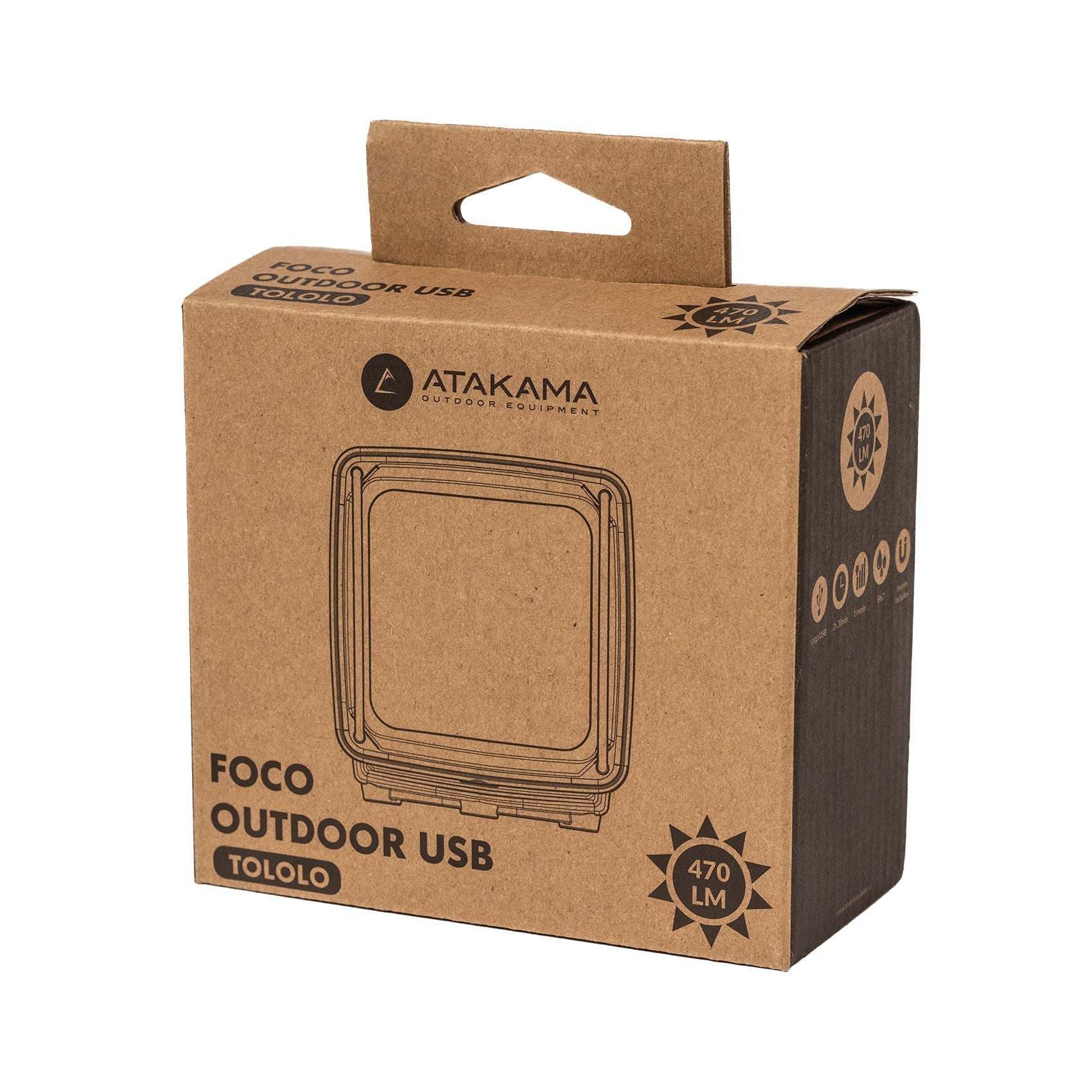 Foco outdoor Tololo 470 lm camping/trekking - Atakama Outdoor