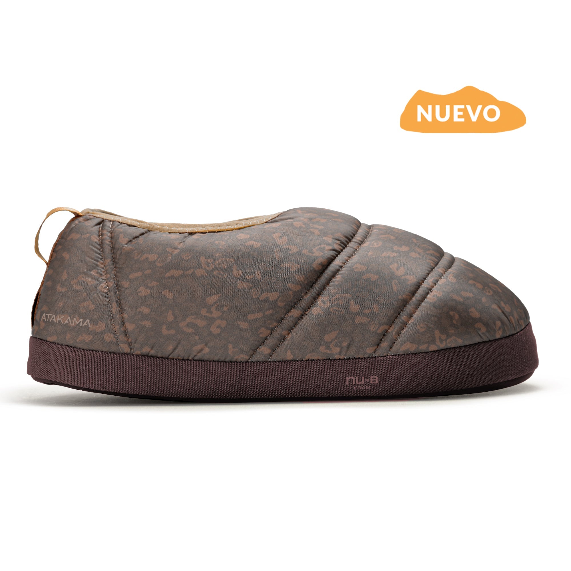 Pantuflas térmicas Futaleufú Nu-B Foam Animal Print Cafe
