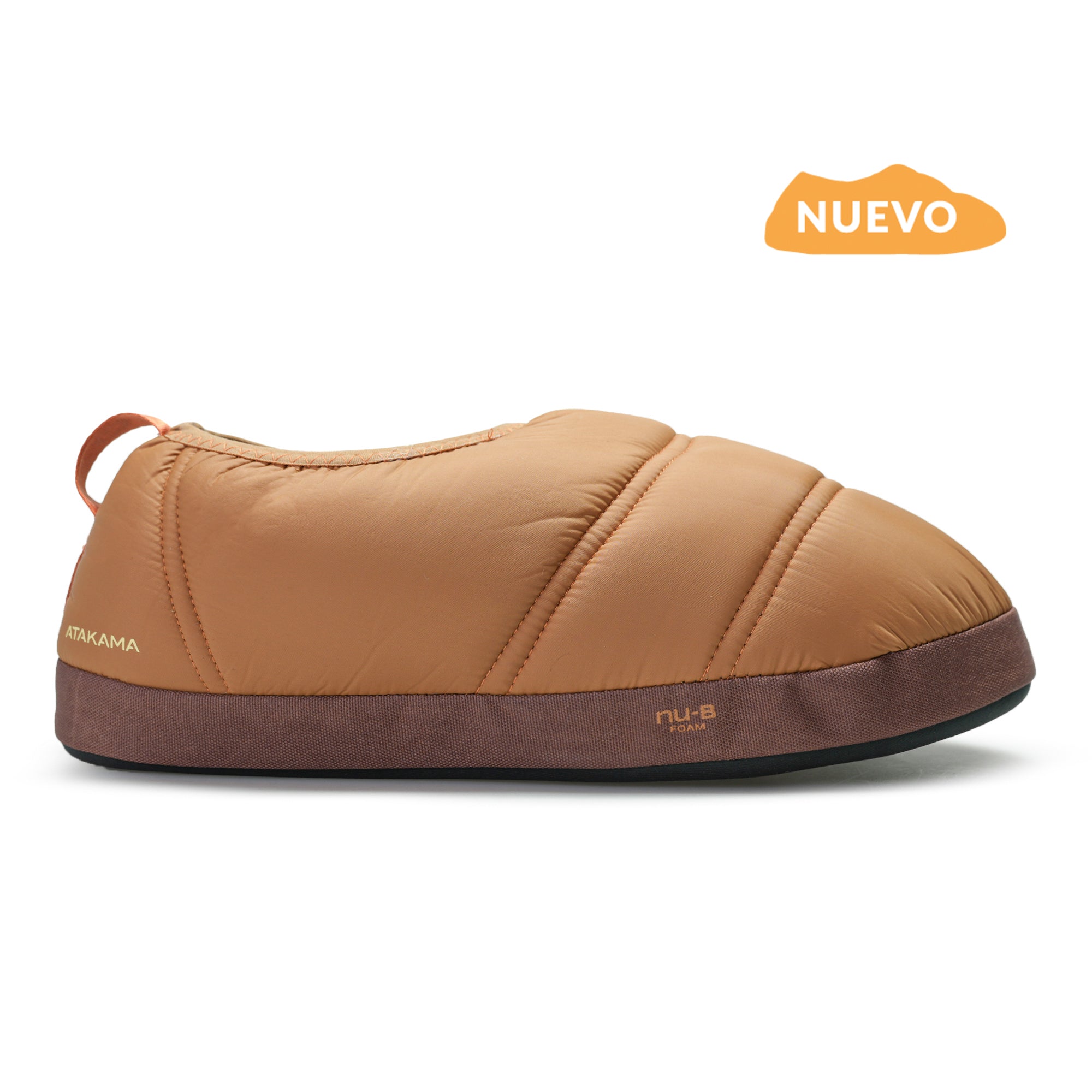 Pantuflas térmicas Futaleufú Nu-B Foam Cafe Caramelo