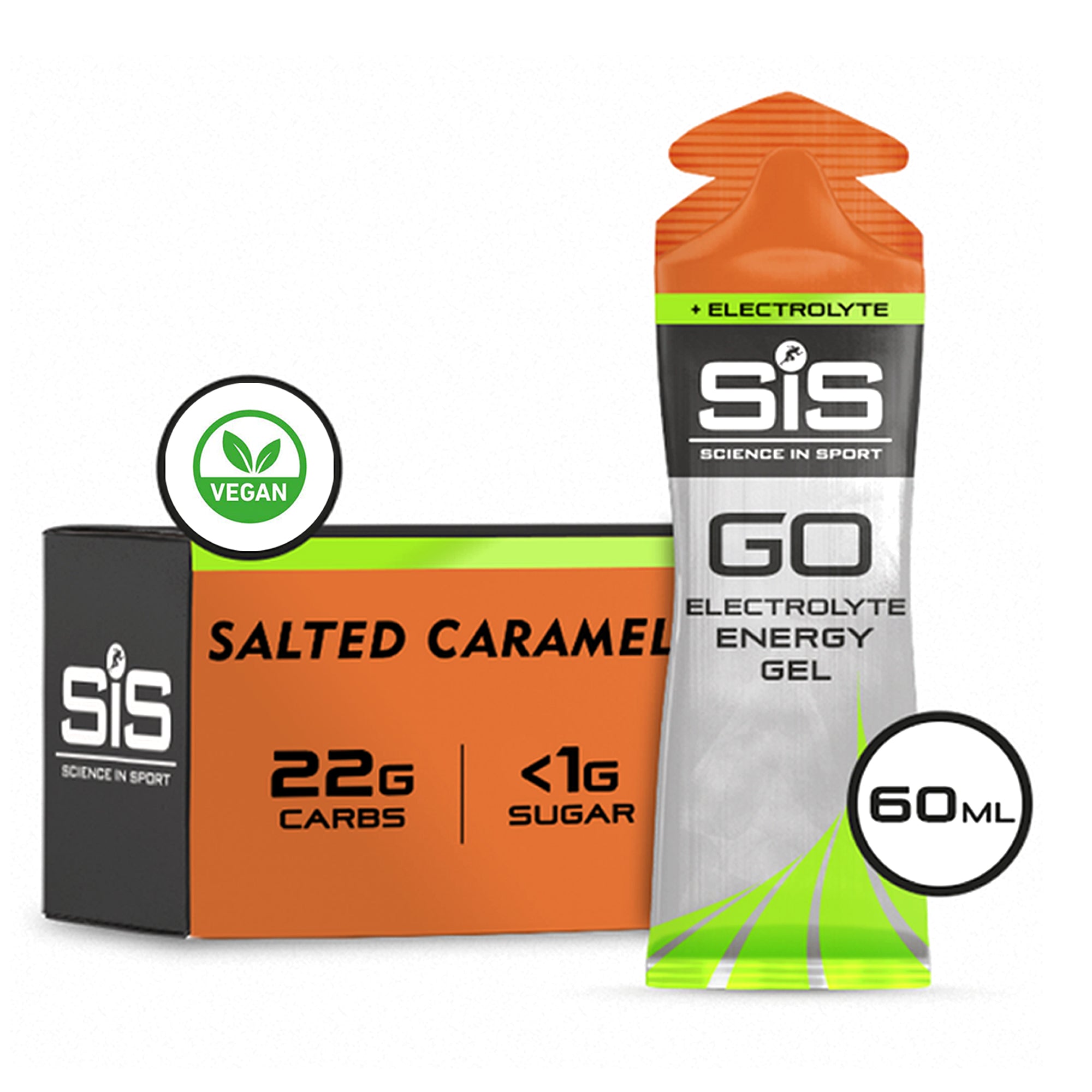 SIS Gel Go + Electrolitos Caramelo Salado 60ml - Rideshop