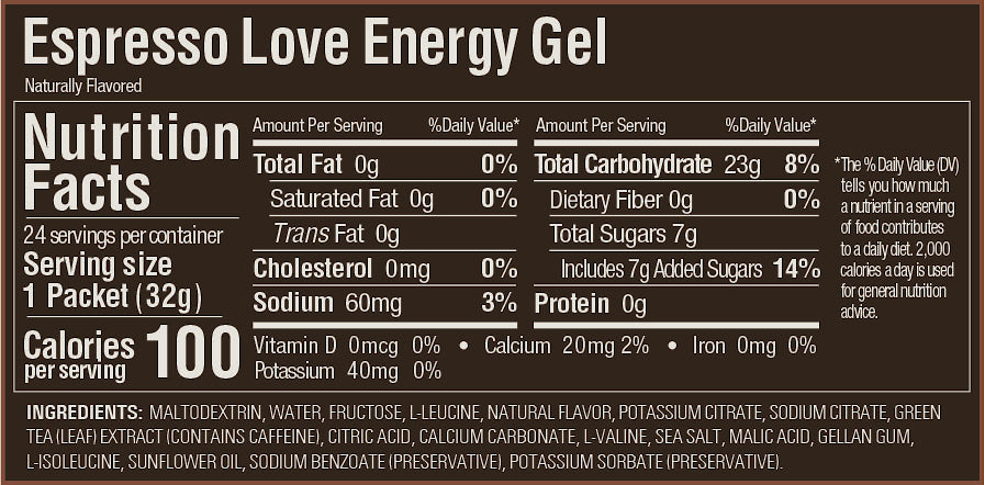 Caja de Geles Espresso Love GU Energy - Rideshop