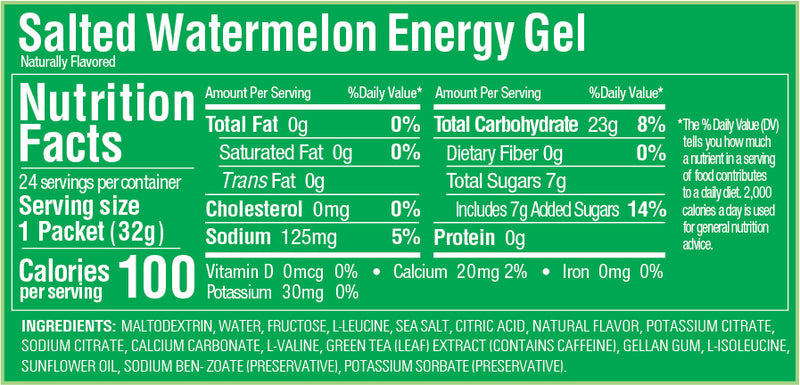 Caja de Geles Salted Watermelon GU Energy