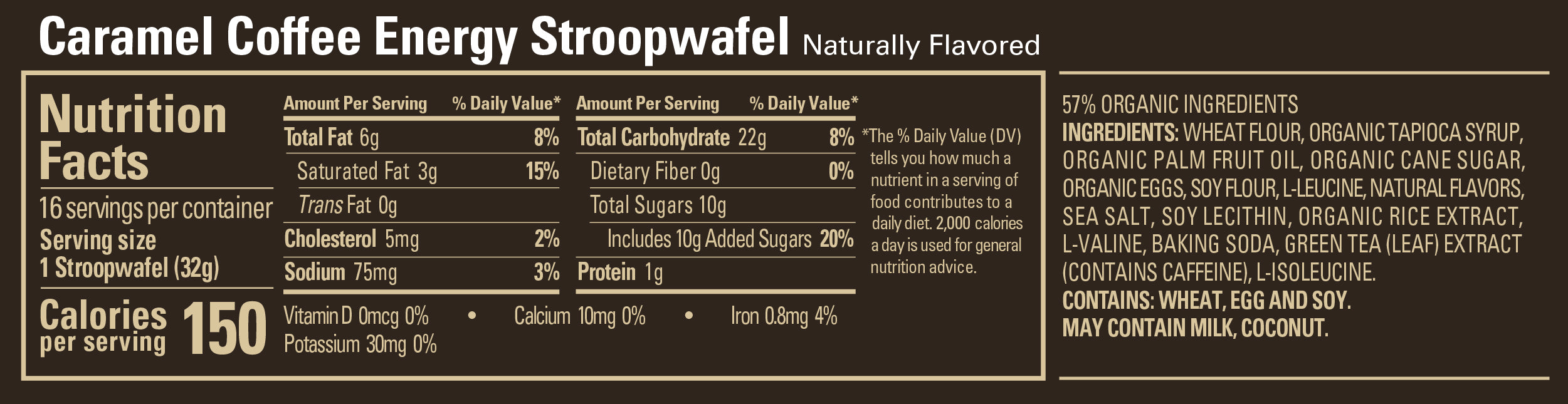 Caja de Waffles Carmel Coffee GU Energy - Rideshop