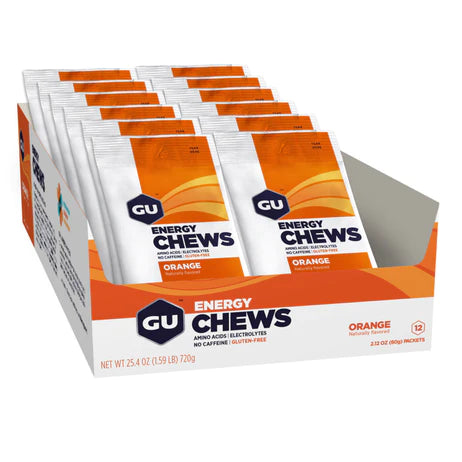 Gu Energy Caja de Gomitas Chews Orange