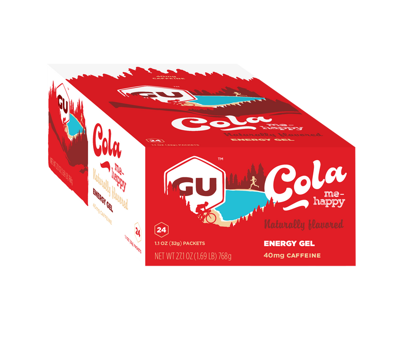 Caja de Geles Cola Me Happy GU Energy