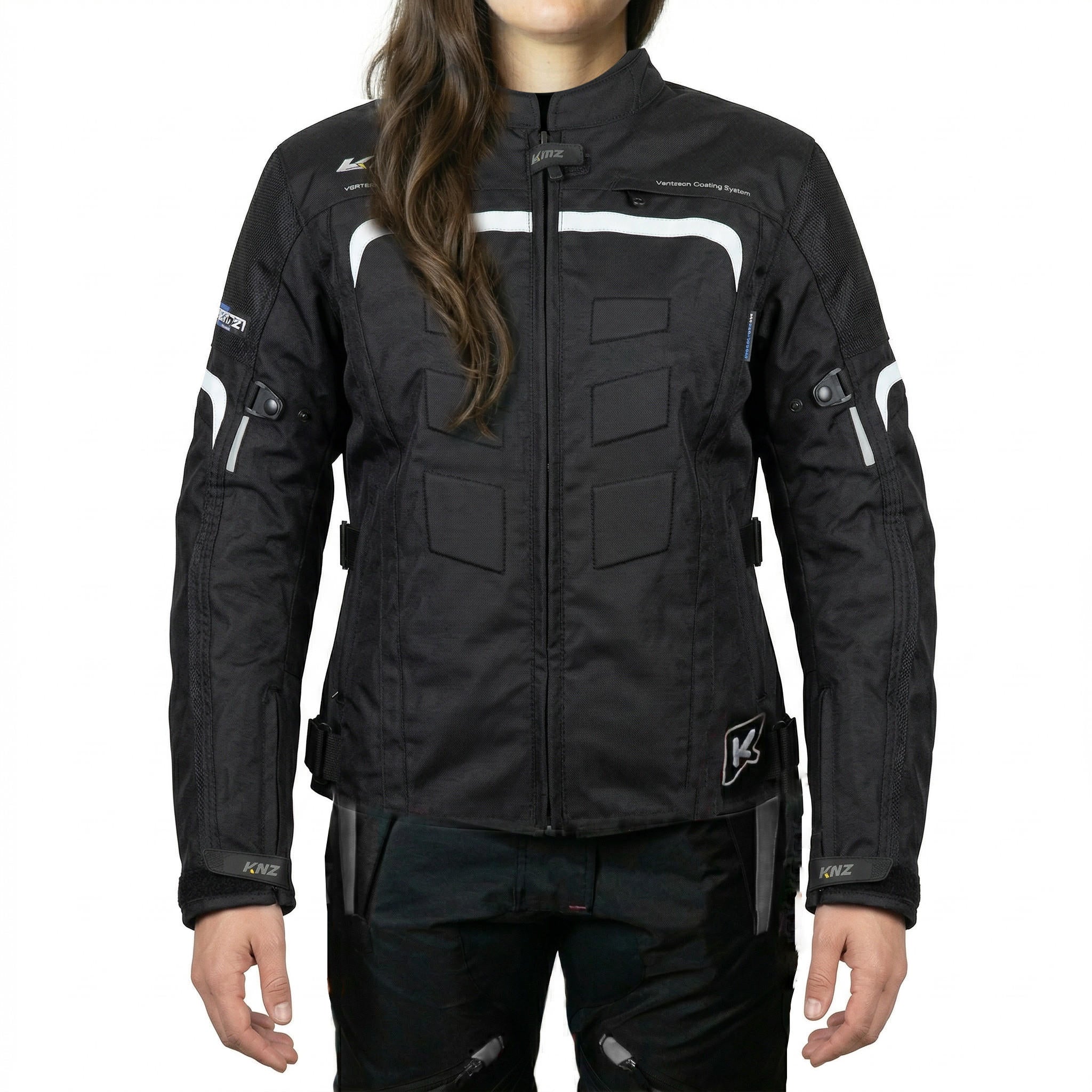 Chaqueta Moto Calle Metro Apex Negro Kmz