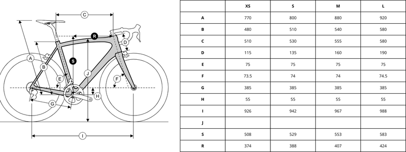 Ridley Bicicleta Arena A (negro) - Rideshop