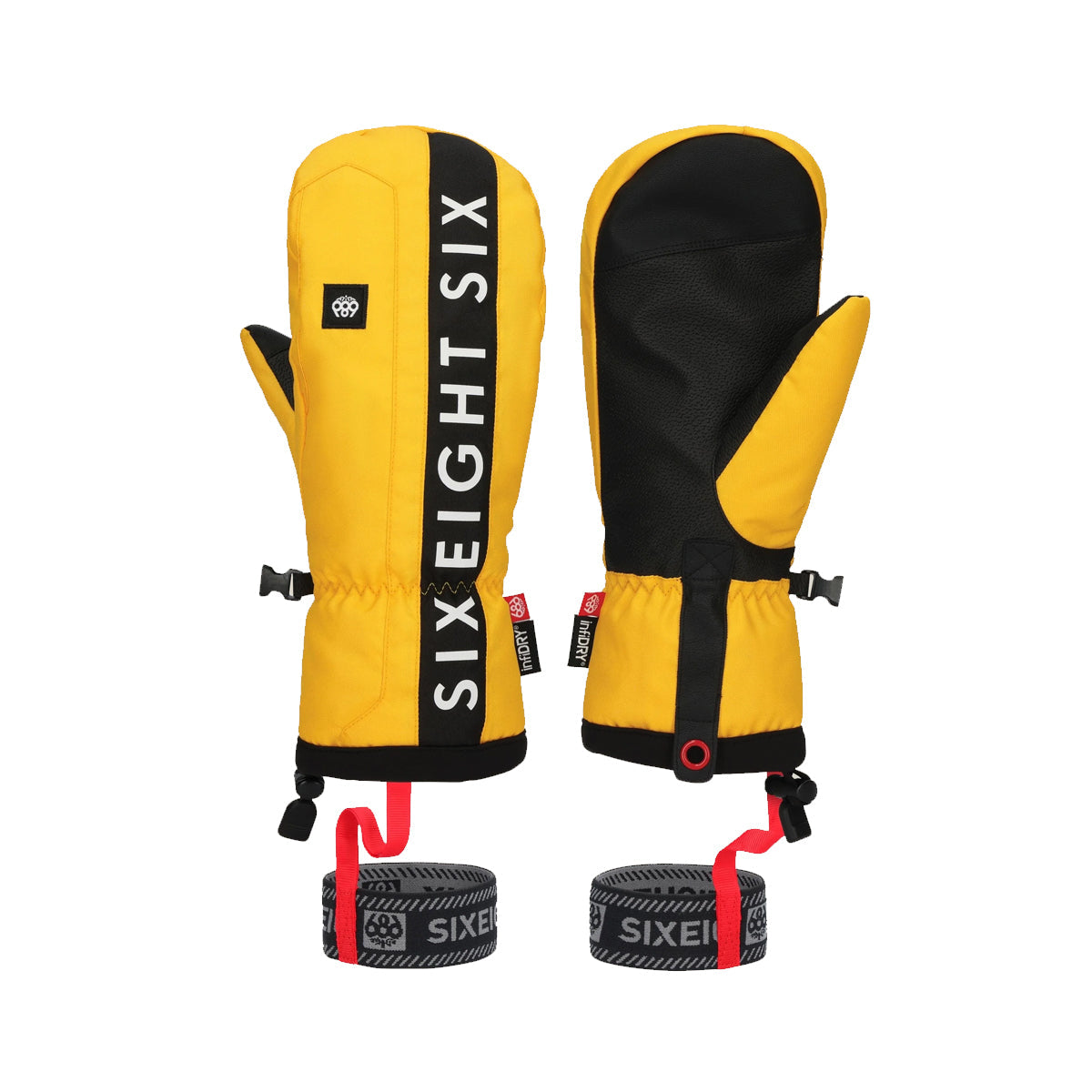 Guantes de Snowboard 686 Team Merino Mitt - Yellow Gold (PV)