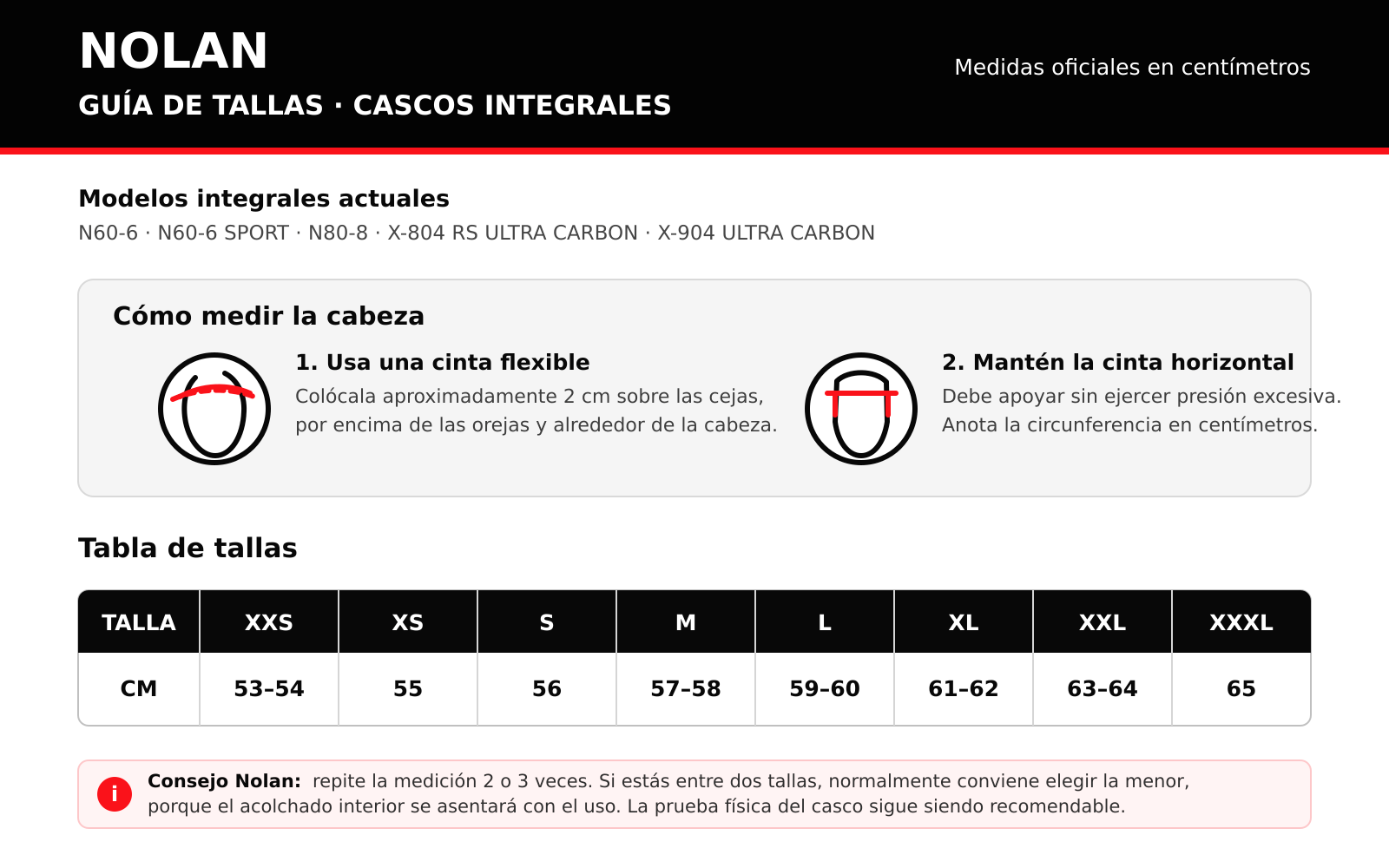 Guía de Talla