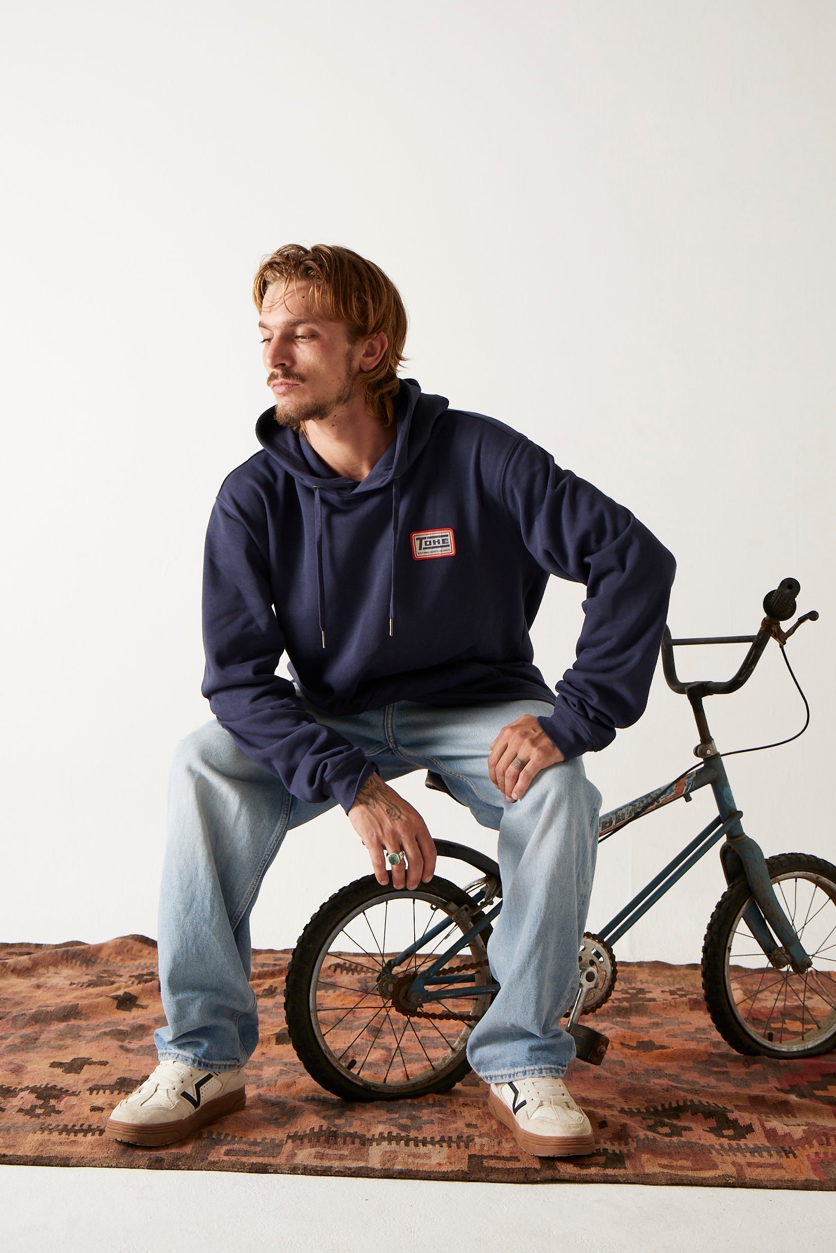 Polerón Hoodie Azul Toke