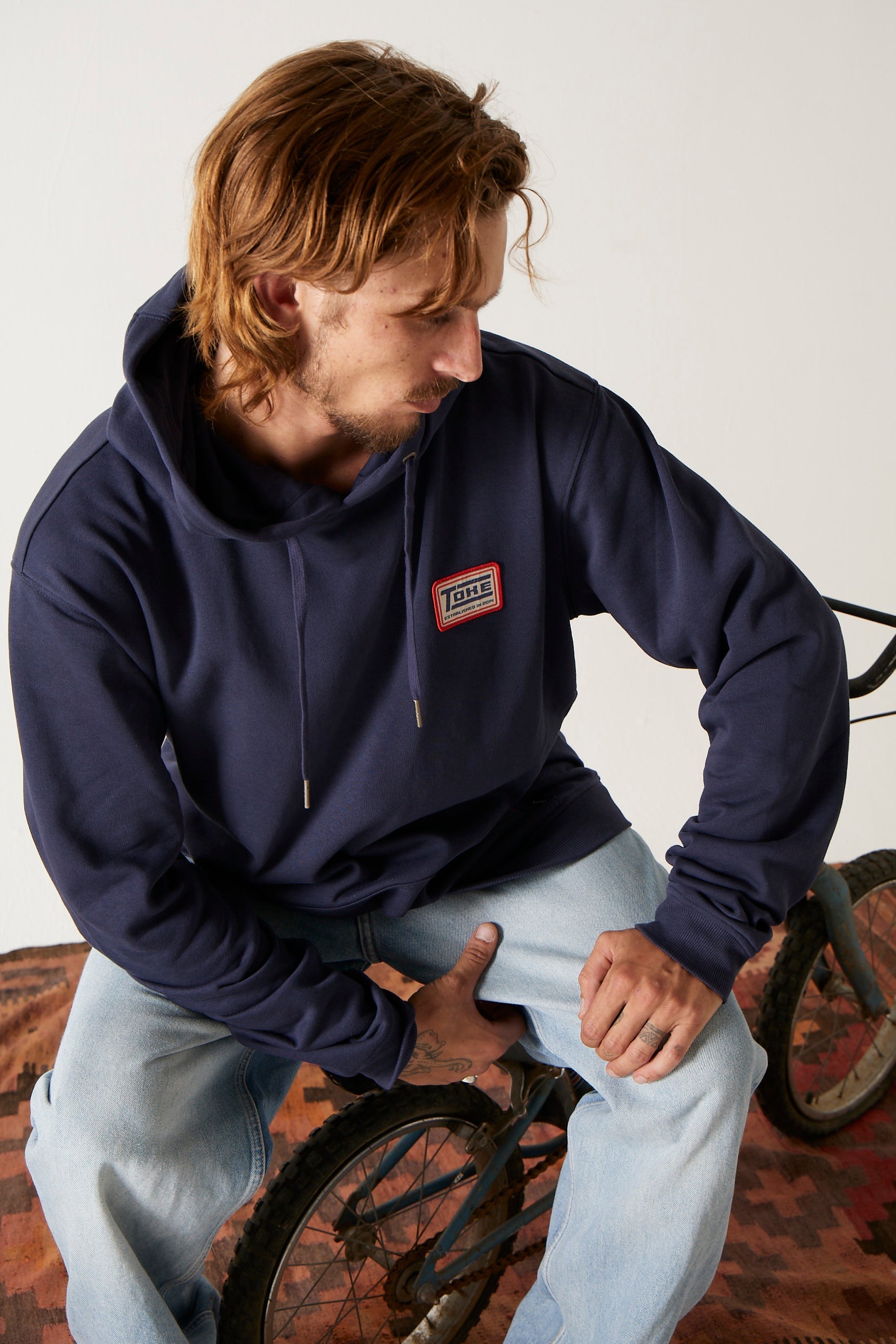 Polerón Hoodie Azul Toke