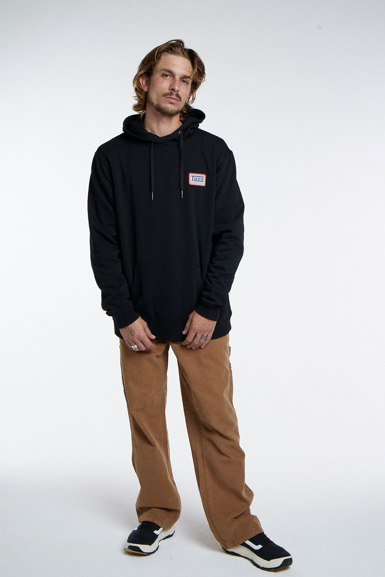 Hoodie Negro Hombre Toke