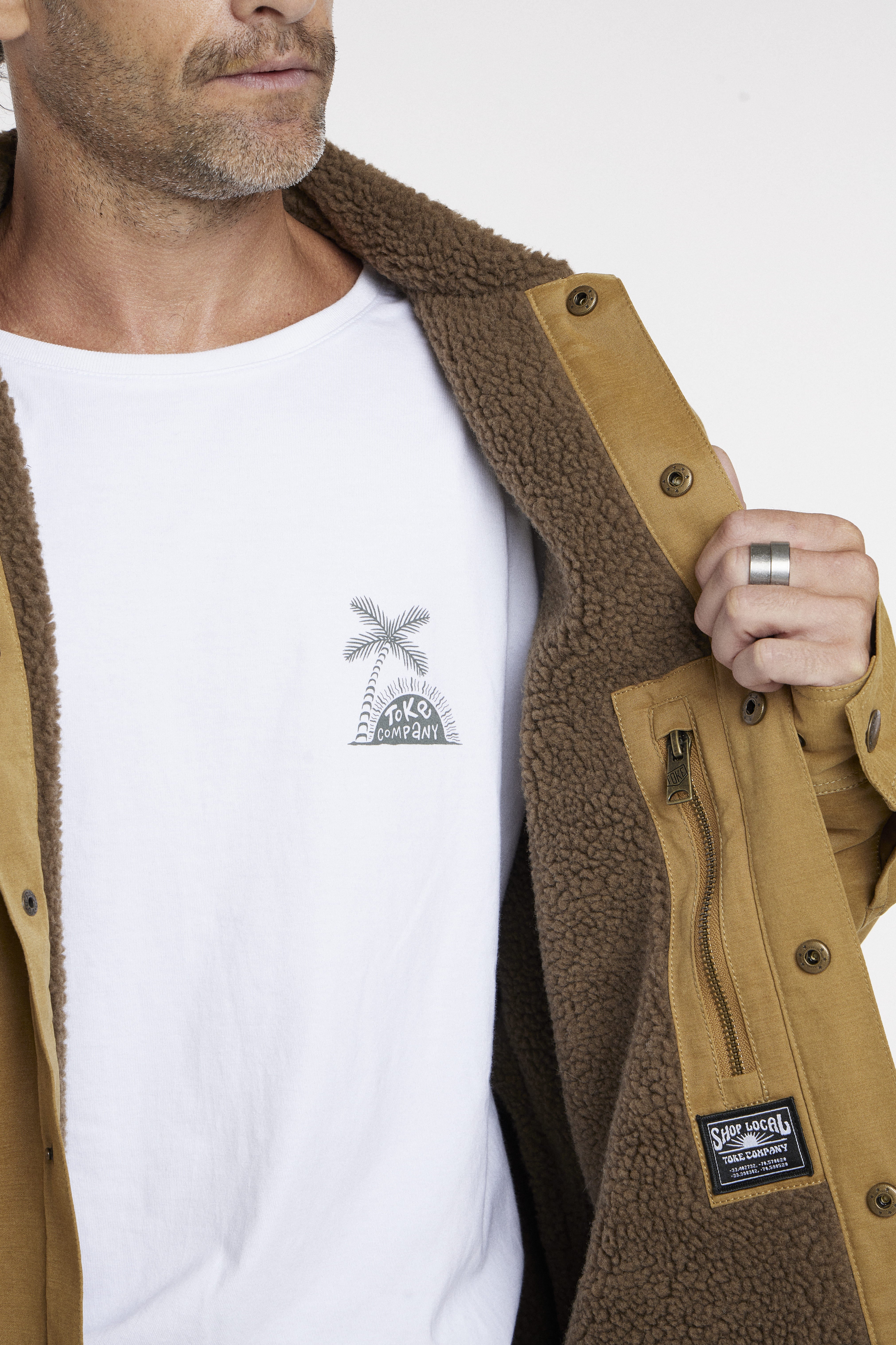 Chaqueta Beige Yellowstone Toke