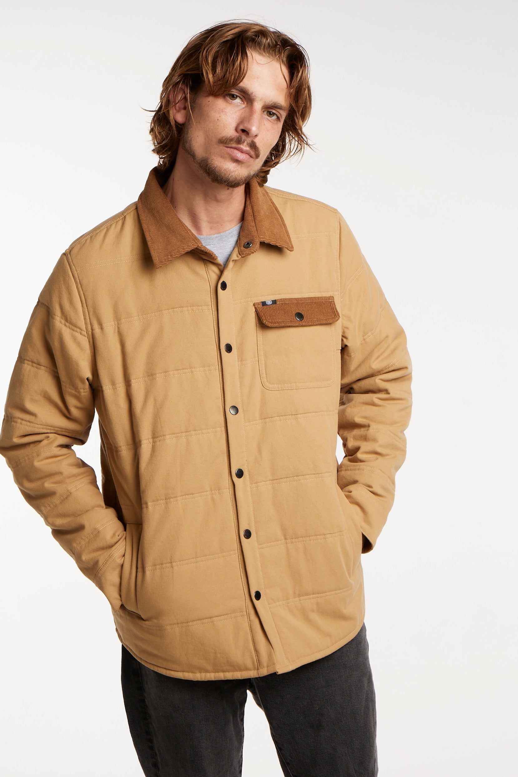 Chaqueta Beige Canvas Toke