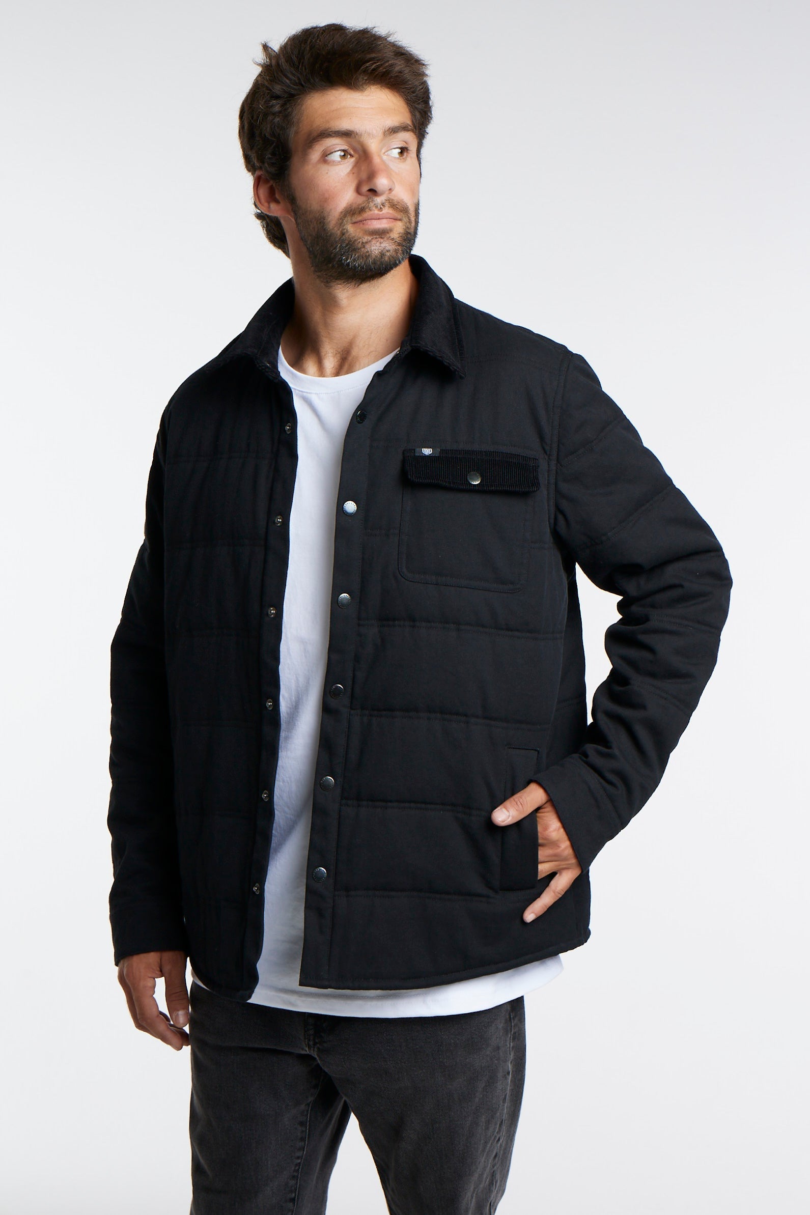 Chaqueta Canvas Negra Toke