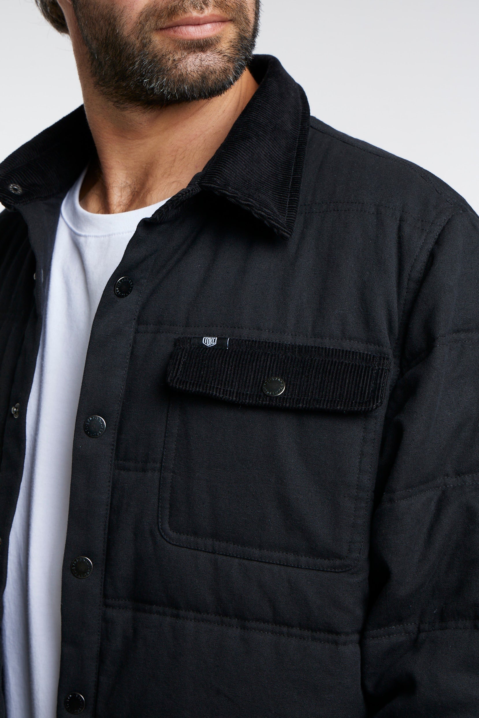 Chaqueta Canvas Negra Toke